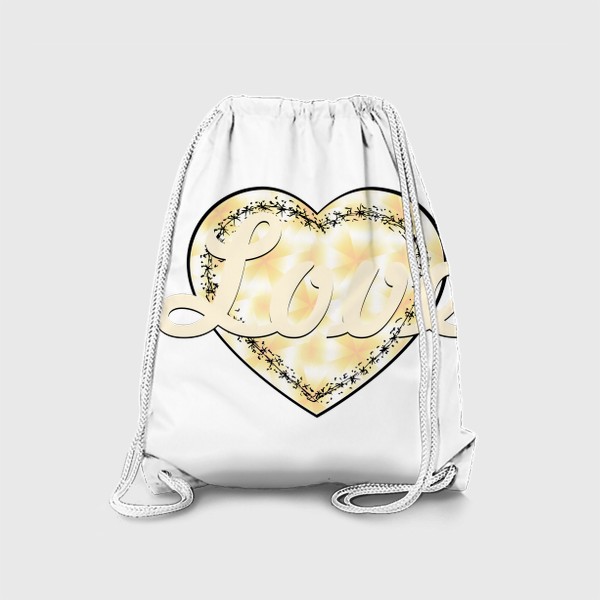 Рюкзак «Любовь и сердце»