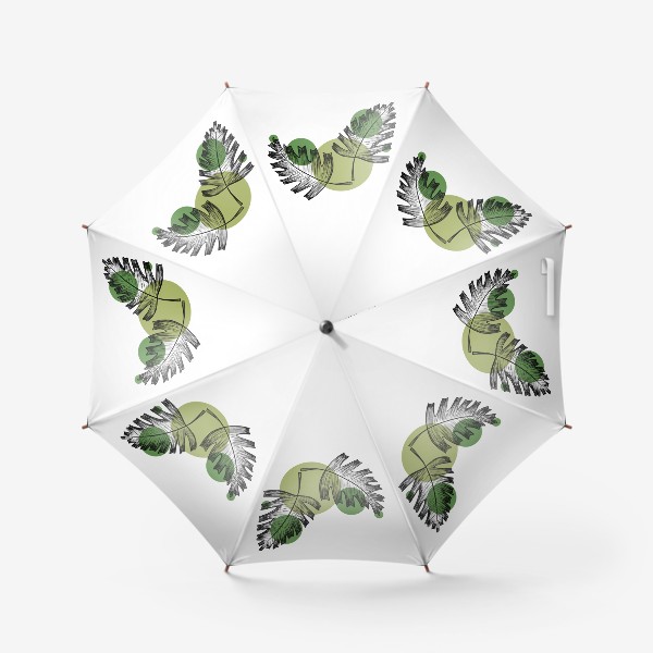 Зонт «Тропические листья »