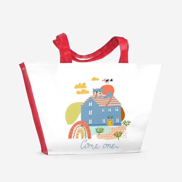 Пляжная сумка «Дом, милый дом»