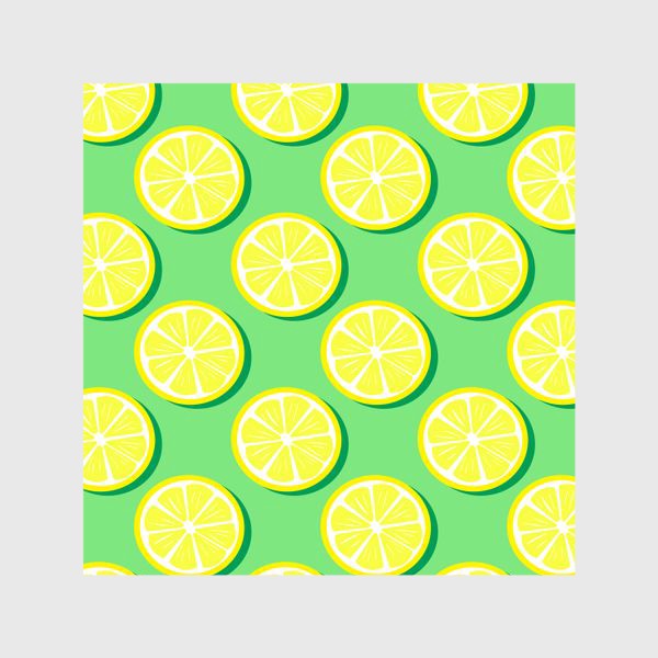 Шторы «Лимонный паттерн»