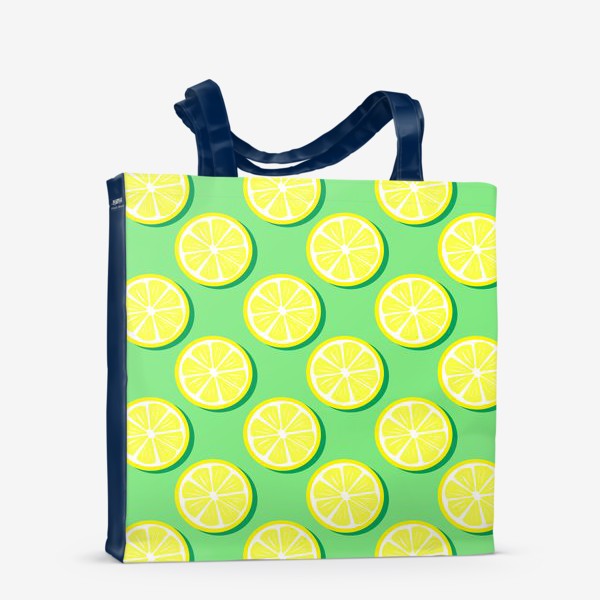 Сумка-шоппер «Лимонный паттерн»