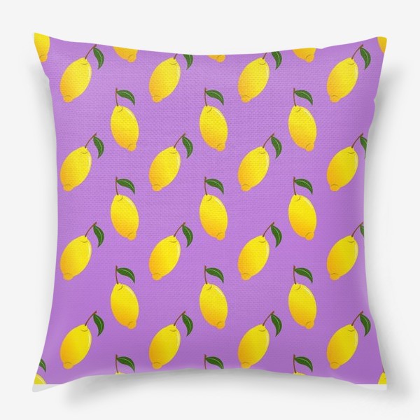 Подушка «Спелый лимон»