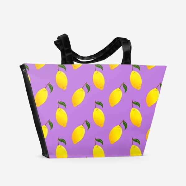 Пляжная сумка «Спелый лимон»
