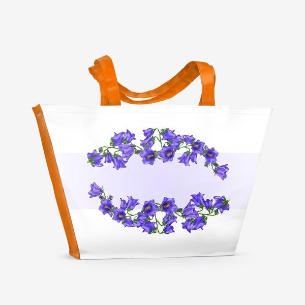 Пляжная сумка «Цветики лесные»
