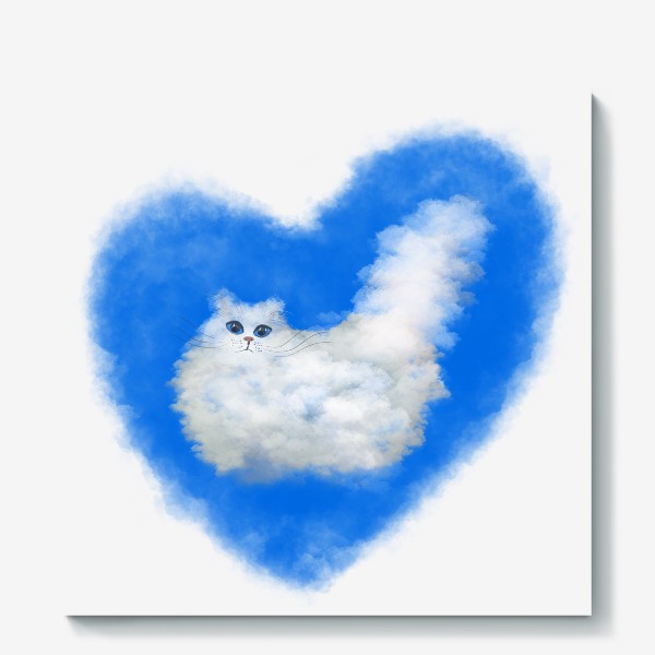 Холст «Облачный кот»