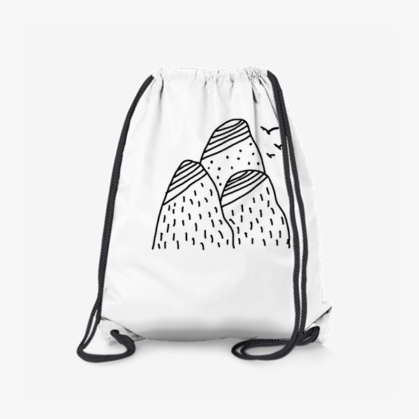 Рюкзак «Три горы и птицы»