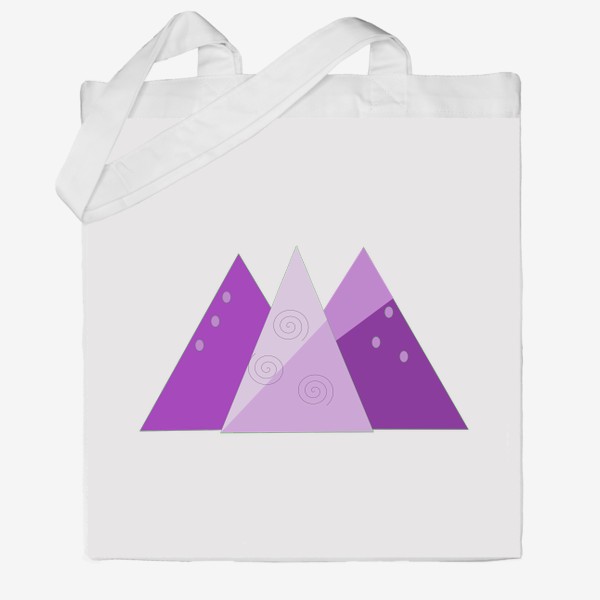 Сумка хб «Фиолетовые горы»
