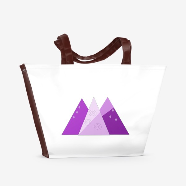 Пляжная сумка «Фиолетовые горы»