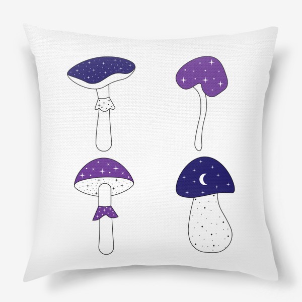 Подушка «Космические грибы »
