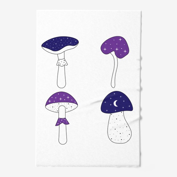 Полотенце «Космические грибы »