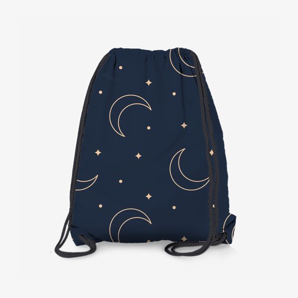 Рюкзак «Звезды и луна. Паттерн»