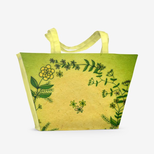 Пляжная сумка «цветочная»