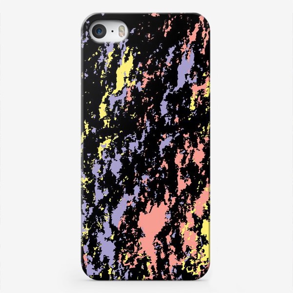 Чехол iPhone «цветная абстракция брызгами»