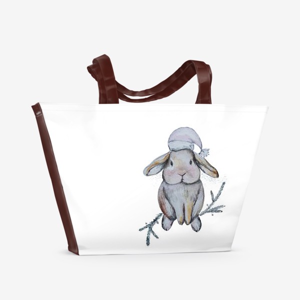 Пляжная сумка &laquo;Рождественский кролик&raquo;