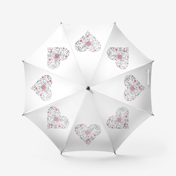Зонт «Цветочное сердце»