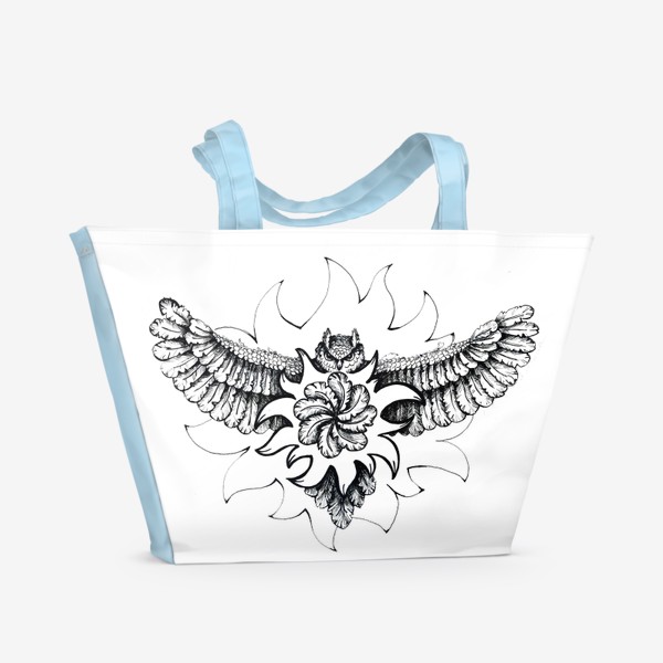 Пляжная сумка «волшебные существа_4»