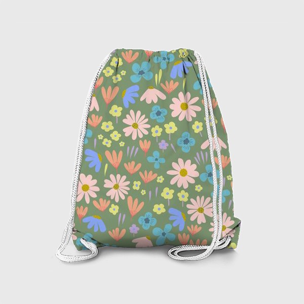 Рюкзак «полевые цветы дудл»