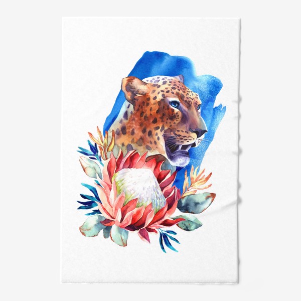 Полотенце «Леопард и протея»