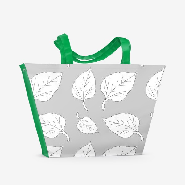 Пляжная сумка «Листья подсолнуха»