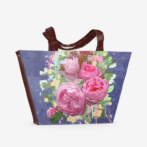 Пляжная сумка «Роза моя»