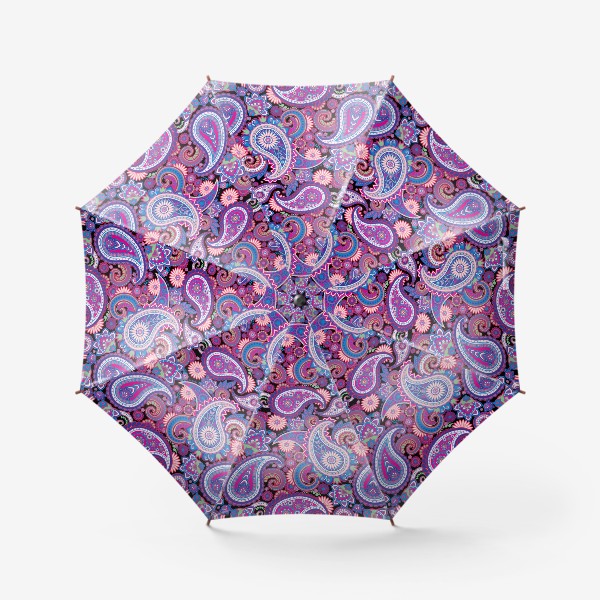 Зонт «Пейсли фиолетовые»