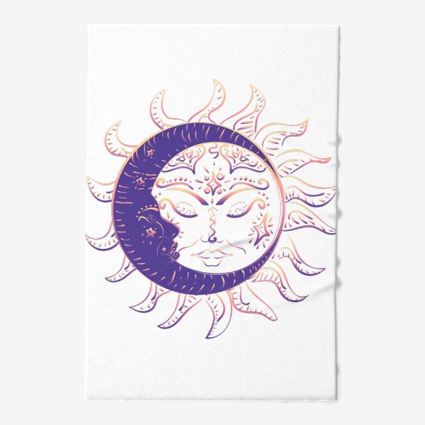 Полотенце «Спящее солнце и полумесяц»