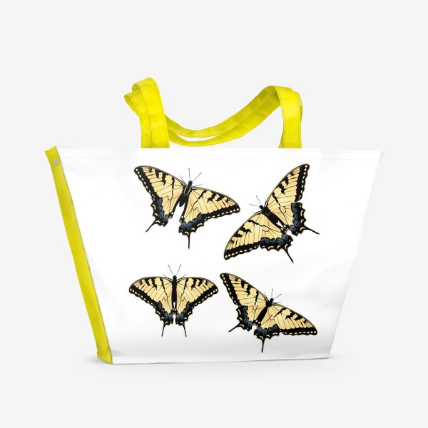 Пляжная сумка &laquo;Тигровый парусник бабочки порхают&raquo;