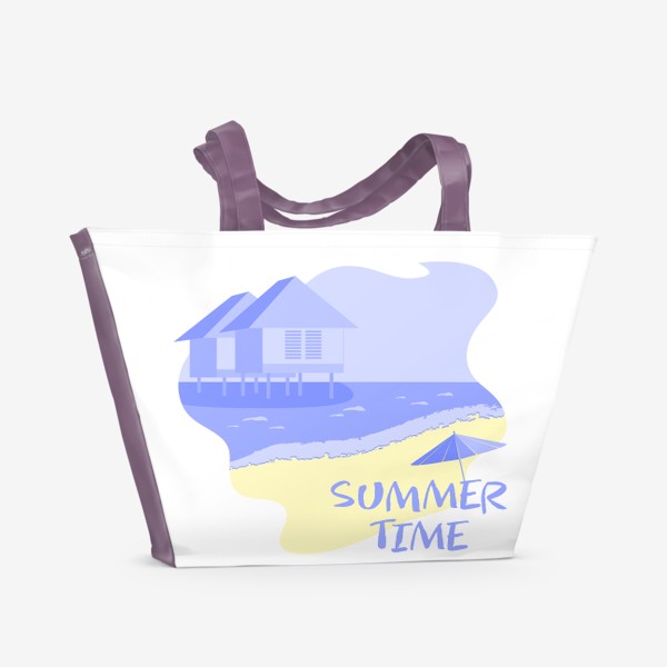 Пляжная сумка «Лето, море»