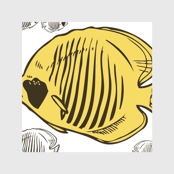 Скатерть «иллюстрация рыбки плавают»