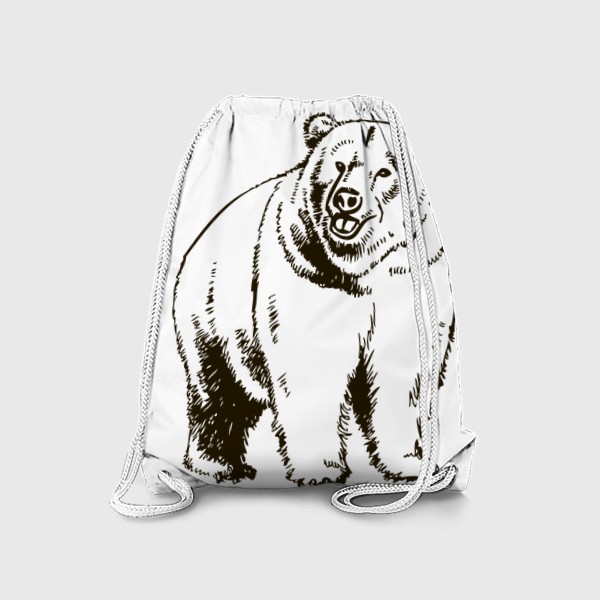 Рюкзак «рисунок иллюстрация медведь»