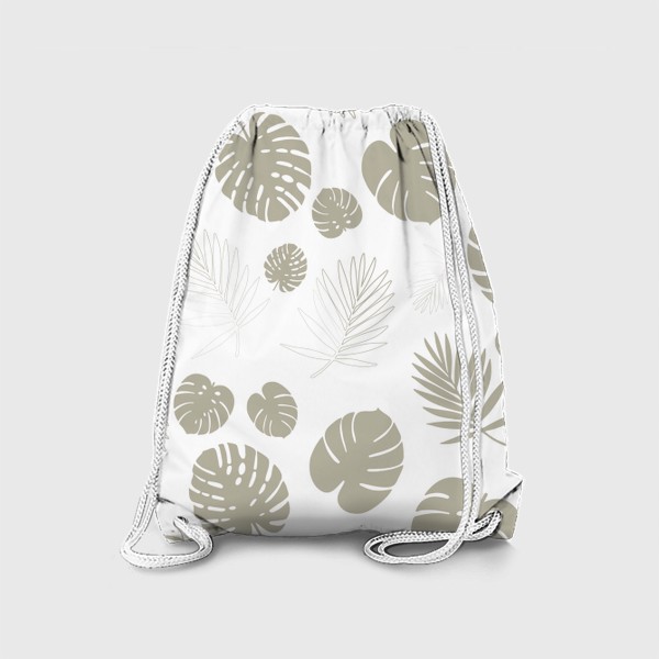 Рюкзак «Тропическая листва .Бесшовный паттерн с тропической листвой.»