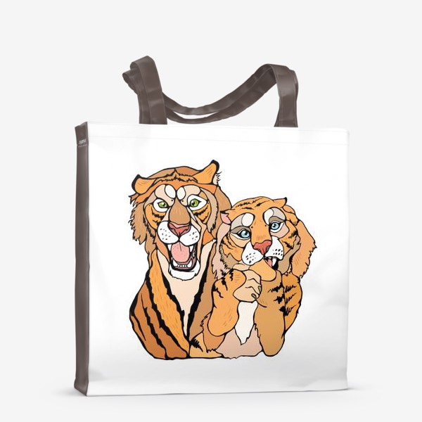 Сумка-шоппер «Тигры»