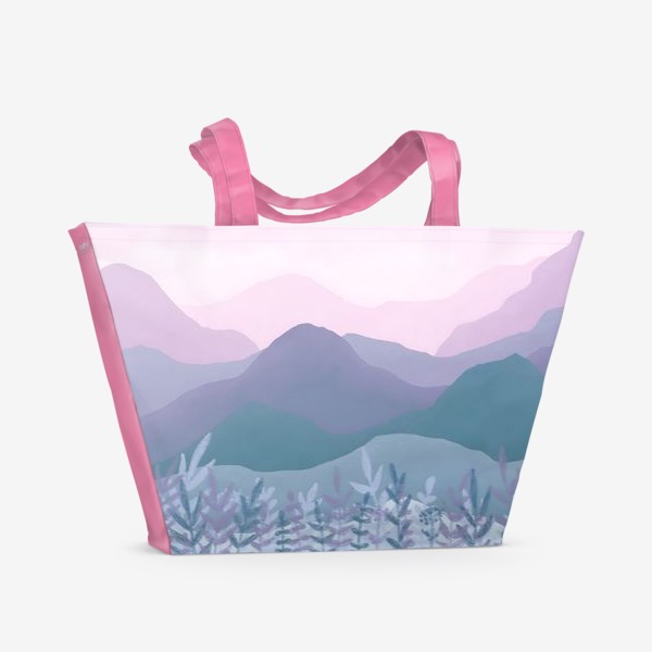 Пляжная сумка «Горный пейзаж»