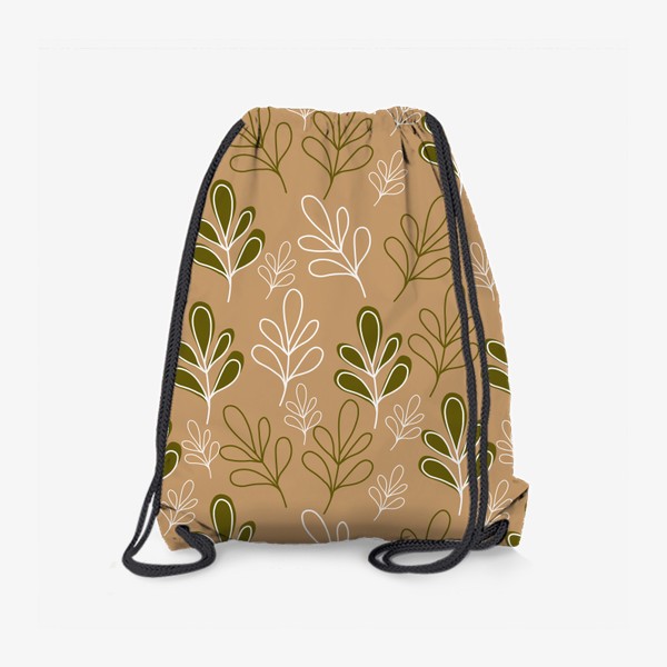 Рюкзак «Листья . Паттерн бесшовный с листьями.»