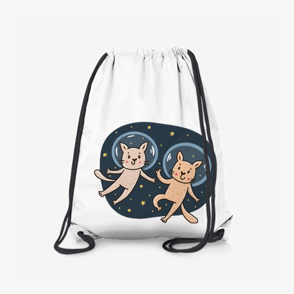 Рюкзак «Милые коты - космонавты»