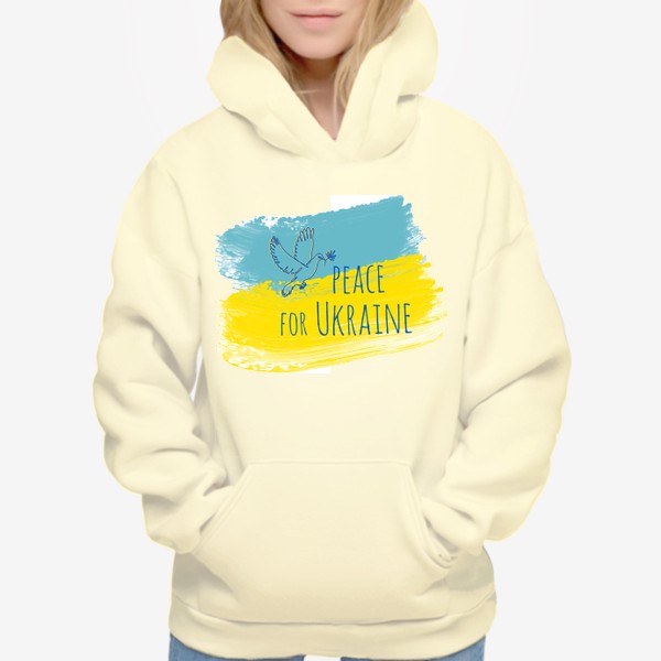 Худи «Peace for Ukraine. Мир в Украине»