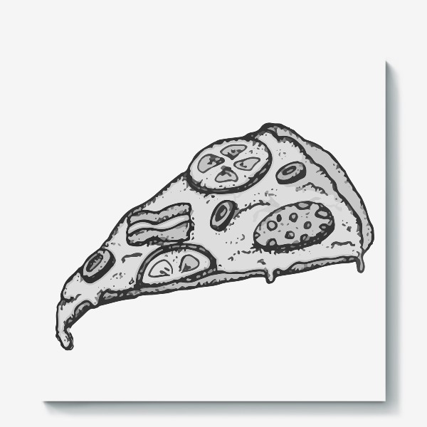 Холст «кусок пиццы»