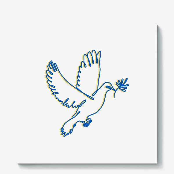 Холст «Символ мира. Мир в Украине»