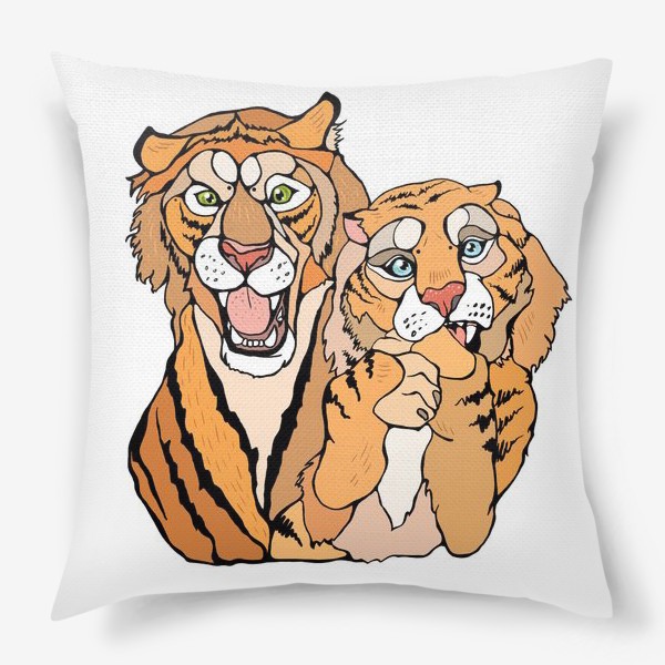 Подушка «Тигры»