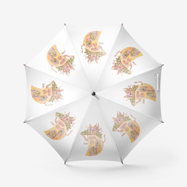Зонт «Волшебные домики»