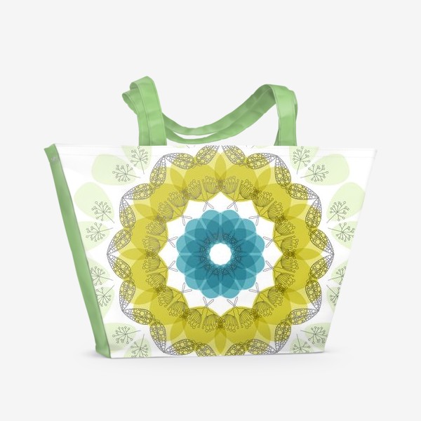 Пляжная сумка «Венок из цветов»