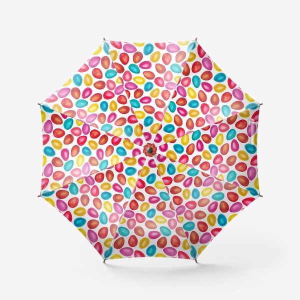 Зонт «Паттерн цветные пасхальные яйца»