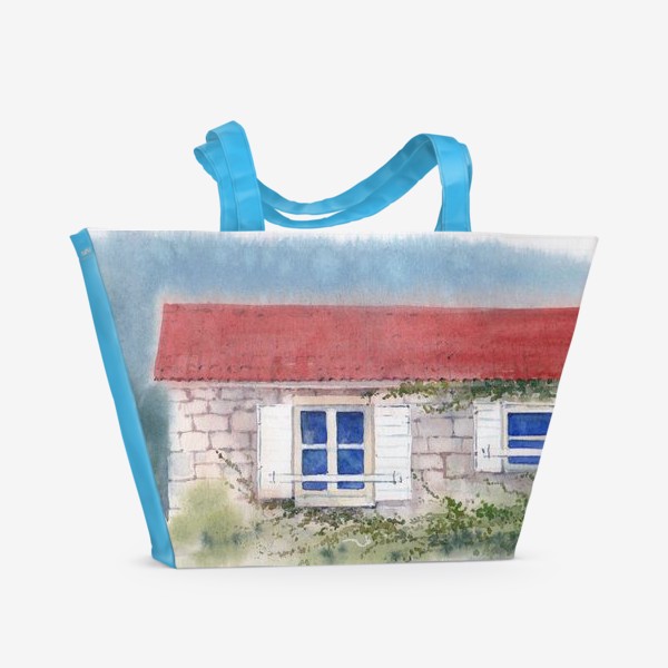 Пляжная сумка «старый дом»