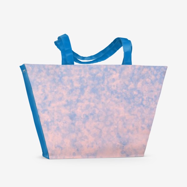 Пляжная сумка &laquo;розовый и сиреневый&raquo;