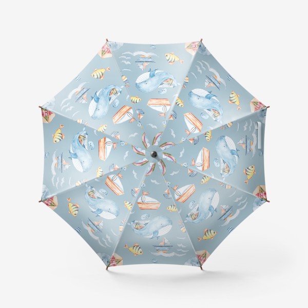 Зонт &laquo;Морские животные&raquo;