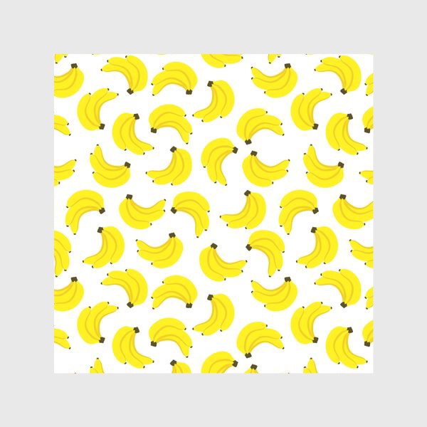 Скатерть «Банановые связки, бананы, паттерн с фруктами, летний принт»