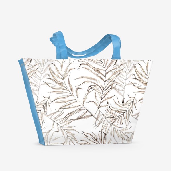 Пляжная сумка «Паттерн Пальмы»