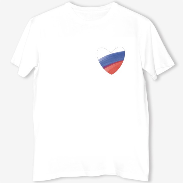 Футболка «Россия. За Россию. Флаг. Триколор.»