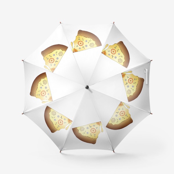 Зонт «Стимпанк-пицца»