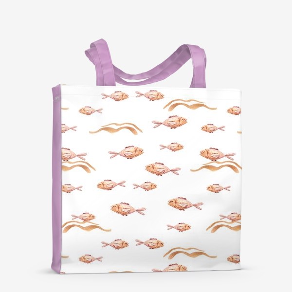 Сумка-шоппер «Рыбки на волнах»